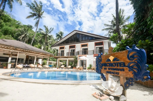 51% Off Enjoy Your Stay for 4 Persons with Breakfasts and Sunset View at the Beach Front Microtel by Wyndham Boracay