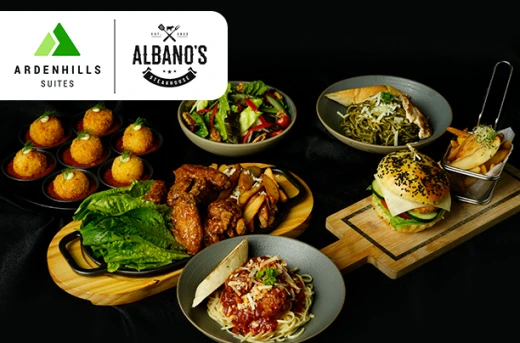 40%Off P500 Consumable on Food & Drinks for P299 at Albano's Steakhouse & Bar