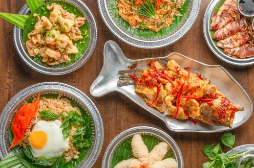 30%Off: P500 Consumable on Food & Drinks for 349 at Basil BGC, Podium: Discover Authentic Thai Dishes