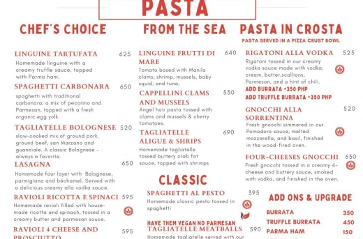 30%Off: P500 Consumable on Food & Drinks for P349 at Grifoni's Podium: Discover Mouthwatering Italian Cuisine