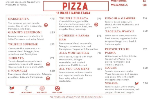 30%Off: P500 Consumable on Food & Drinks for P349 at Grifoni's Podium: Discover Mouthwatering Italian Cuisine