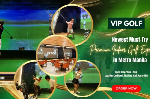 50%Off VIP Golf: Experience Best Virtual Golf starting at P599 instead of P1200 per Hour located at MET Live in Pasay