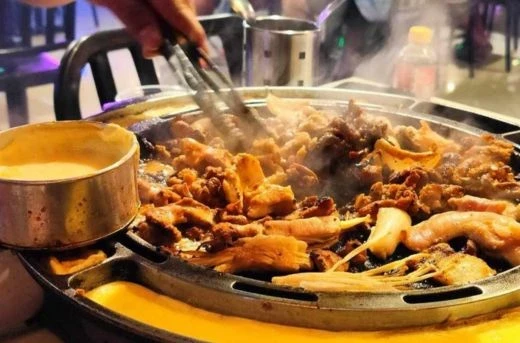 33%Off Unlimited BBQ at Anongsayo Maginhawa: Moksal, Enoki Rolls, Spicy Pork, Pork Jowl, Lettuce, Cheese, Egg