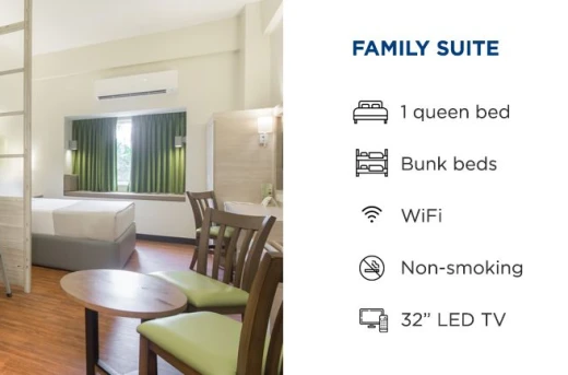 35%Off Enjoy 2D/1N Stay for a Family or Barkada Staycation Good for 2 or 4 Persons with Breakfast And Use of Swimming Pool at Microtel by Wyndham Pampanga Starting at P4588 instead of P7000