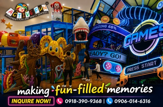 Up To 50%Off 3-Hour Play Pass at ActiveFun BGC for P465 or SM Megamall for P249: Ultimate Fun for Kids valid...