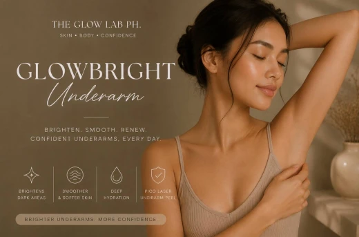 40%Off Pamper Youself Fresh Glow Facial, Back Glow Diamond Peel, Pico Lip Glow, Glow Bright Underarm, and more at The Glow Lab PH Aesthetics in Cainta Rizal Starting at P299 instead of P499