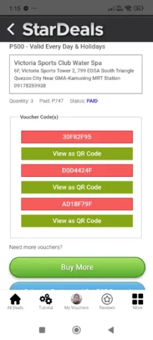 50%Off Water Spa All-Day Pass 8am to 8pm at Victoria Sports Club QC for P249 instead of P500 - Valid Every Day & Holidays