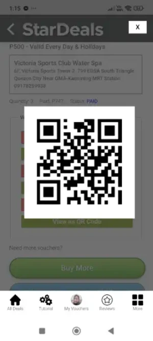 50%Off Water Spa All-Day Pass 8am to 8pm at Victoria Sports Club QC for P249 instead of P500 - Valid Every Day & Holidays