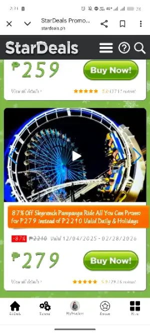 87% Off Skyranch Pampanga Ride All You Can Promo for P279 instead of P2210 Valid Daily & Holidays