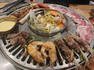 55%Off Celebrate Unlimited Samgyupsal Grill, Serve Ups Endless Meats, Seafood, Sides, Hotpot, Drinks and more at Mr. Korea Unlimited BBQ Two-Ecom MOA , Ayala North Exchange, Ayala Malls Feliz for P399 instead of P899