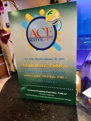 Best Promo: Ace Water Spa for 4 Hours All Facilities Access in Pasig & Banawe: Discover Ultimate Relaxation