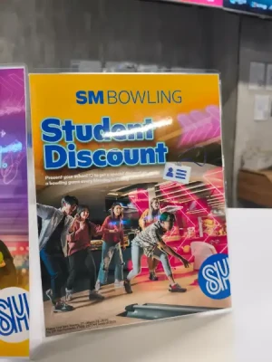 Up to 26%Off SM Bowling at SM MOA, Megamall, SM North EDSA, SM Southmall, SM Fairview, SM Clark, SM CDO Downtown Premier, SM Lanang Davao, SM Cebu, and SM Seaside Cebu
