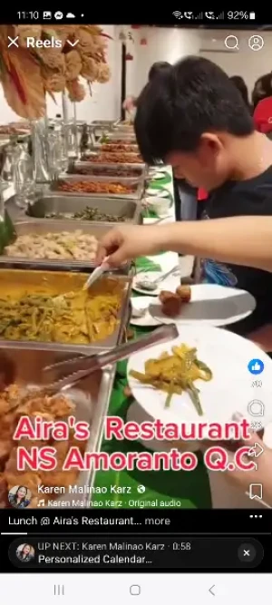 P299 instead of P399 for Aira's Unlimited Eat-All-You-Can Buffet sa Banawe 9am-9pm All-Day Daily (Malapit sa Ace Water Spa Banawe)