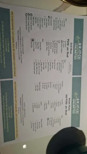 30%Off Jin Cai: Experience Unlimited Asian Grill and Hotpot located in Mandaluyong City P629 instead of P899