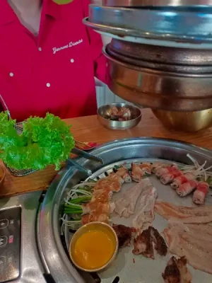 55%Off Celebrate Unlimited Samgyupsal Grill, Serve Ups Endless Meats, Seafood, Sides, Hotpot, Drinks and more at Mr. Korea Unlimited BBQ Two-Ecom MOA for P399 instead of P899