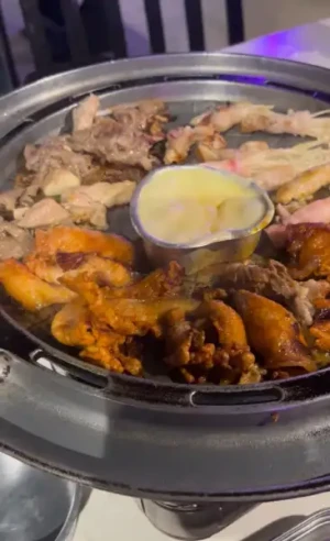 33%Off Unlimited BBQ at Anongsayo Maginhawa: Moksal, Spicy Pork, Pork Jowl, Lettuce, Cheese, Egg