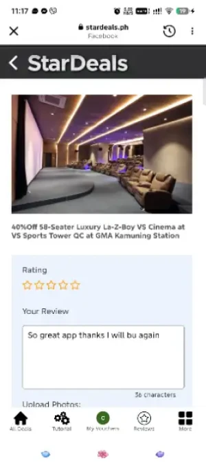 40%Off 58-Seater Luxury La-Z-Boy VS Cinema at VS Sports Tower QC at GMA Kamuning Station