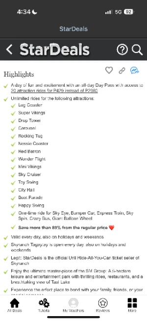 89% Off Ride-All-You-Can Skyranch Tagaytay Promo 20 Rides P429 instead of P3980 Valid Daily & Holidays